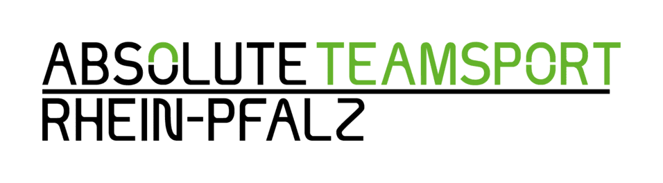 Logo mit dem Text &bdquo;Teamsport&ldquo; in gr&uuml;ner Schrift auf schwarzem Hintergrund.